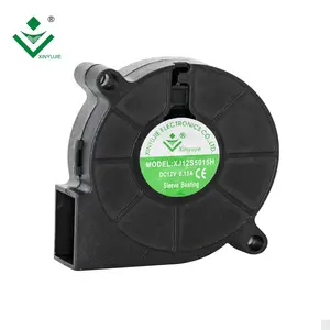 5015 çift Blower 12V DC santrifüj fan DC 24V yüksek hızlı hava üfleyici 2 teller