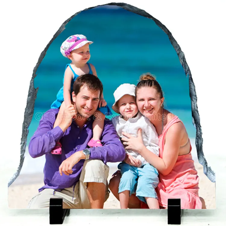กวางโจว GED Handmade ระเหิดหิน Slate Heat Transfer กรอบรูปสำหรับครอบครัวสำนักงานของขวัญ