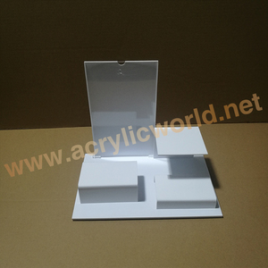 เครื่องประดับคริลิคยืนแสดงในสีเทาสีสำหรับสร้อยคอแหวนสร้อยข้อมือ - Product Image 1