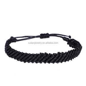 <span class=keywords><strong>Pulseras</strong></span> tejidas con cordón de cera coloridas, brazaletes de cuerda ajustables de la Amistad trenzada anudada, regalos <span class=keywords><strong>para</strong></span> <span class=keywords><strong>adolescentes</strong></span> - Product Image 5