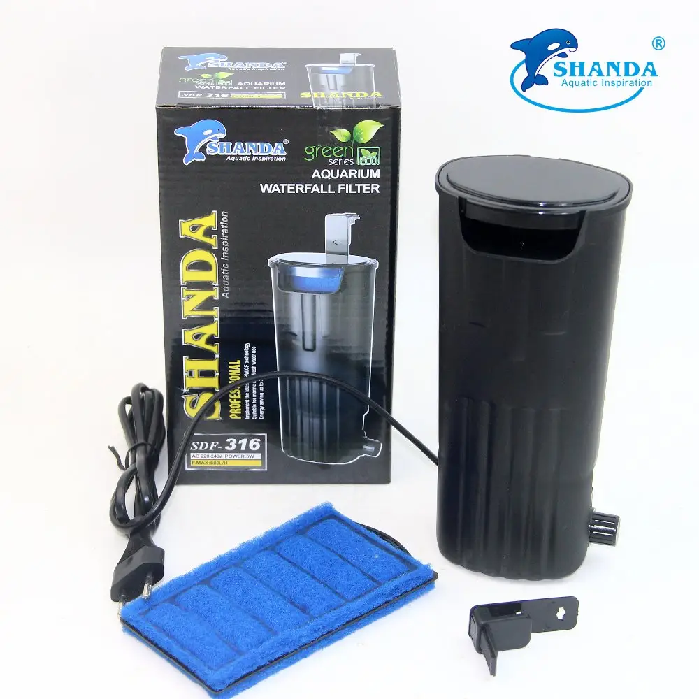 Mutifutional pompa acqua SHANDA acquario Filtro Interno Filtro Liquido per la Tartaruga SDF-316