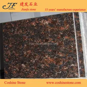 indian granite Tan brown granite thin tiles with cheap price