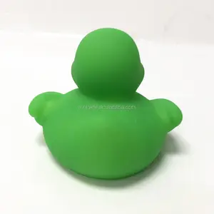 Toptan baskı lastik ördek renkli vinil yeşil ördek