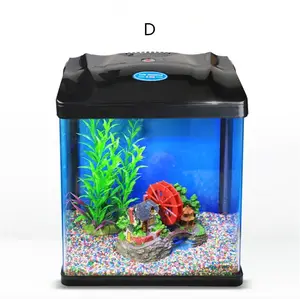 SUNSUN table d'aquarium mini réservoir de poisson en verre