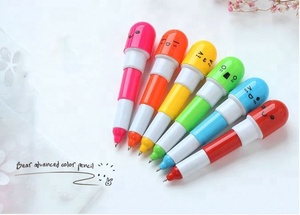 Lovely Creative Stationery Smiling Face Plastic Wholesale Novelty <strong>Pill</strong> Ballpoint Cute <strong>Pen</strong> for Gift - Product Image 4