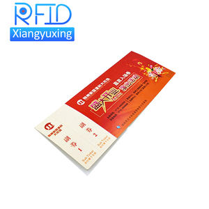 Di carta termica A Prova di Manomissione in bianco <span class=keywords><strong>RFID</strong></span> carta di biglietti per il Concerto di biglietti