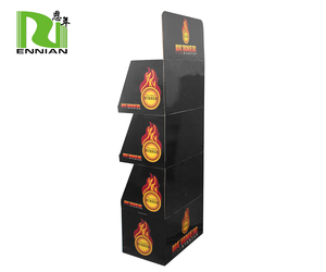 Siêu Thị Có Thể Gập Lại <span class=keywords><strong>POP</strong></span> <span class=keywords><strong>Carton</strong></span> Đứng Tùy Chỉnh Bán Lẻ Nhẹ Hơn POS Tông Tầng Hiển Thị - Product Image 4