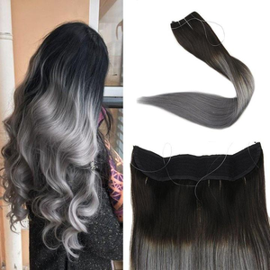 Extensions de cheveux vietnamiens Remy en gros de 18 pouces avec fil de pêche, double trame, décolorées, pas chères - Product Image 4