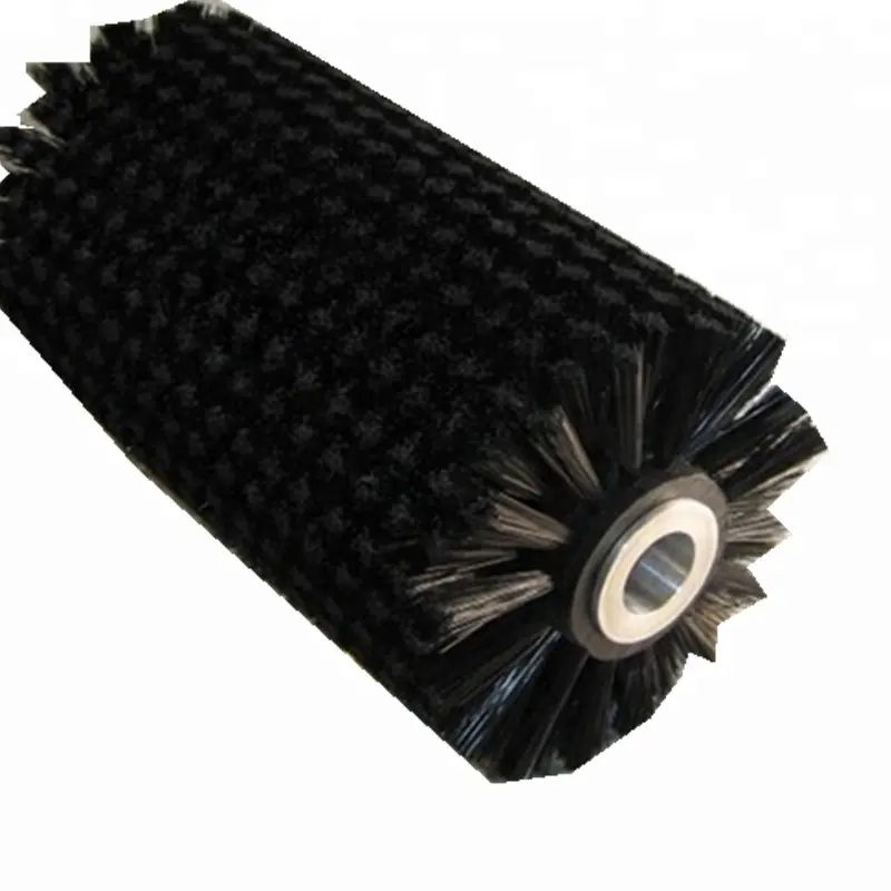 Spiral Nylon Brush roller for cleaning artifical grass