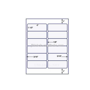 <span class=keywords><strong>4</strong></span> "x <span class=keywords><strong>1</strong></span>.<span class=keywords><strong>5</strong></span>" por <span class=keywords><strong>disquete</strong></span> etiqueta 12 up autoadhesivo etiqueta A4 etiqueta - Product Image 4