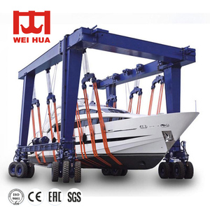 Kecil 50 ton 75 ton Yacht crane perahu mengangkat <span class=keywords><strong>hoist</strong></span> derek perjalanan peralatan 20ton