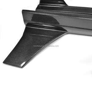 تنورات جانبية من ألياف الكربون S3 لسيارات أودي A3 S3 2013
