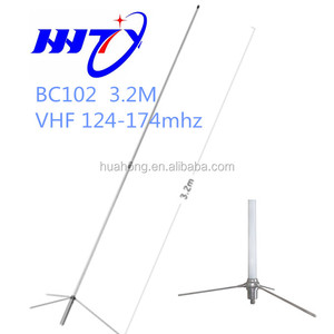 BC102 Diamant 3,2 mt 6.5dbi 124-174 MHZ VHF glasfaserbasis antenne - Product Image 1