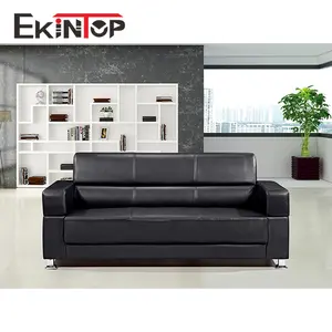 Ekintop Shanghai people lounger leather divan smart sofa sat