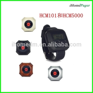 Ihome llamando campana para restaurante con botón de menú singcall HCM101 - Product Image 3