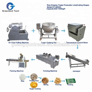 Ligne de production de friandises Krispies de riz GTS-M600C entièrement automatique (pour la forme de coupe) <span class=keywords><strong>600</strong></span>-1000 kg/h - Product Image 2