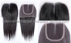 SILKY LACE CLOSURES WITH 100% NATURAL INDIAN REMY VIRGIN HUMAN HAIR - Product Image 2
