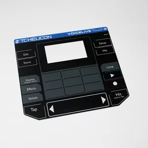 Faceplates Pet/Polycarbonate/PMMA Faceplates Graphic Overlays/Membrane Switch Panel Sticker