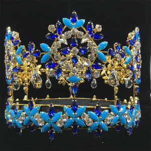 Corona Barocca Alta da Regina in Argento, Tiara da Sposa, Corona per Concorsi di Bellezza Miss Universo - Product Image 5