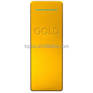 Batería de polímero de litio Gold Bar de 10000 mAh, batería externa ultradelgada y portátil, logotipo de marca personalizado - Product Image 2