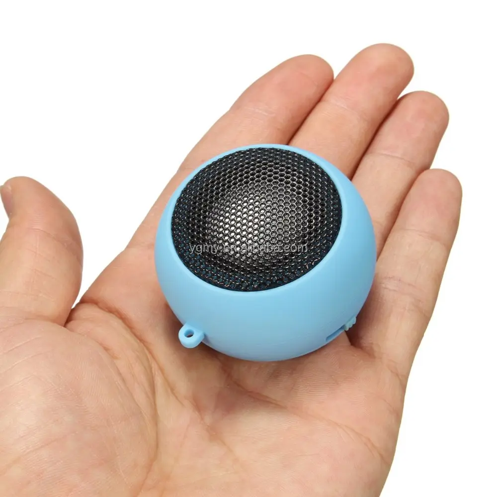 Top Koop Nieuwe Mini Speaker Draagbare Hamburger Speakers Voor Iphone 5 6 Voor Ipad Voor Samsung Pc Latop Tabletten 4 kleuren 3.5Mm Plug