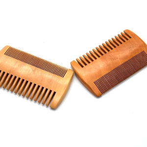 Vente chaude Logo Personnalisé <span class=keywords><strong>Barbe</strong></span> Façonner Outil <span class=keywords><strong>Barbe</strong></span> Peigne pour Hommes - Product Image 2