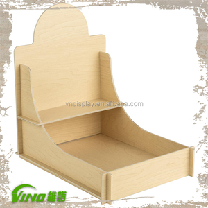 Retail Cosmetic Display Racks-Customizable Wood Countertop <b>Shelves</b> for Retail Stores - Product Image 1