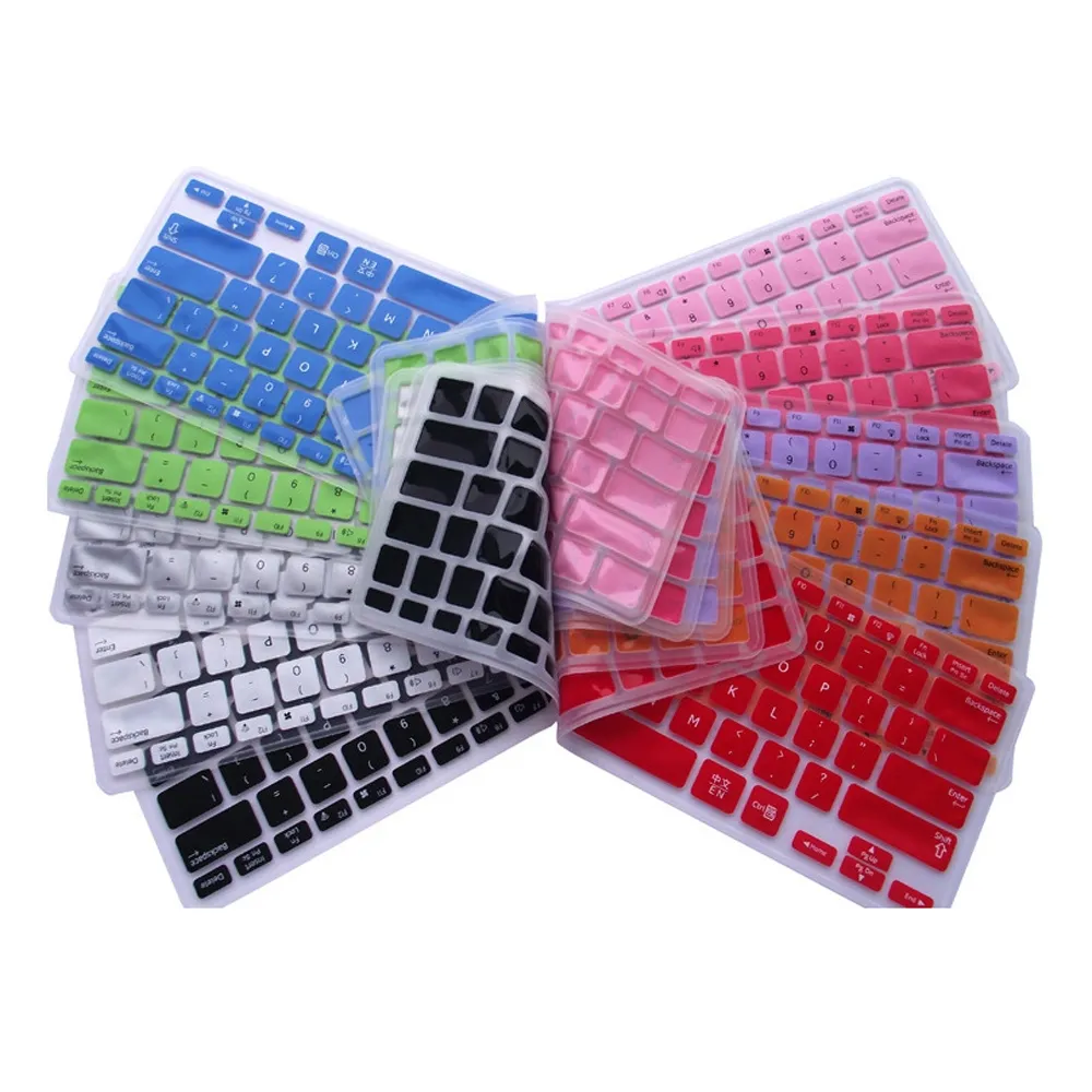 Capa de silicone transparente ultra fina, película macia para teclado macbook pro 13 "15" 17 "e air 11" 13"