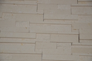 Lastricato split arenaria bianco naturale muro di piastrelle di pietra - Product Image 4