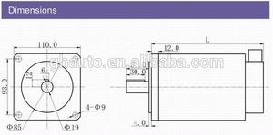 Bajo precio de motor Stepper (Marco talla nema 42) - Product Image 3