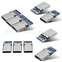 Cable de Datos USB con Conector USB-C Macho de Carga Rápida 3.0 Dayu con Placa PCB para Soldar