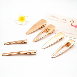 Barrettes pour <span class=keywords><strong>cheveux</strong></span> en alliage de canard, pinces à <span class=keywords><strong>cheveux</strong></span>, haute qualité, lapin, cœur, métal, pour filles, vente en gros, 5/100 pièces - Product Image 3