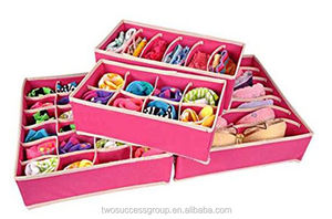 2022 boîte de rangement de sous-vêtements pratique à organiser pour les chaussettes de sous-vêtements boîte de rangement de soutien-gorge de haute qualité avec couvercles - Product Image 3