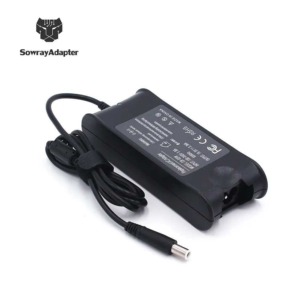 OEM notebook dc adaptor 65W 19.5V 3.34A laptop ac adapter charger for DELL