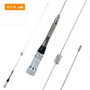 UHF Long Range Stainless Steel Ham Radio Car AntennaとSpring Base