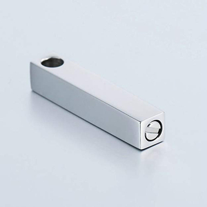 Kalung Kubus Baja Anti Karat Custom, Liontin Kenang-kenangan Abu Jenazah, Perhiasan Kremasi dengan <span class=keywords><strong>Kit</strong></span> Pengisi - Product Image 4