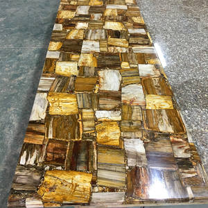 Patch de pierre précieuse brune de haute qualité, dédie en bois - Product Image 4