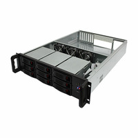 Boîtier de serveur personnalisable à montage en rack 1U 2U 3U 4U 9 baies remplaçable à chaud châssis de serveur de stockage en réseau