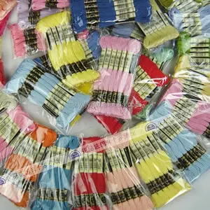 447 Warna Benang Jahit Silang Benang Floss Bordir Tangan Beragam Warna