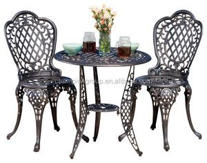 Juego de <span class=keywords><strong>bistro</strong></span> de hierro fundido con mosaico de diseño bonito - Product Image 3