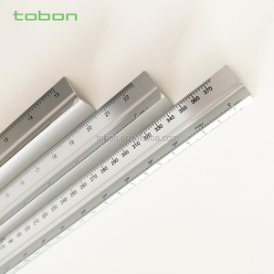 Righello triangolare in alluminio da 30 cm per ingegneri - Product Image 2