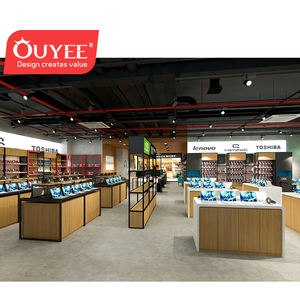 Современный дизайн, выставочный зал для ноутбуков, магазин электроники, мебель, компьютерный магазин с именем, компьютер, магазин, дизайн дисплея, телефона - Product Image 5