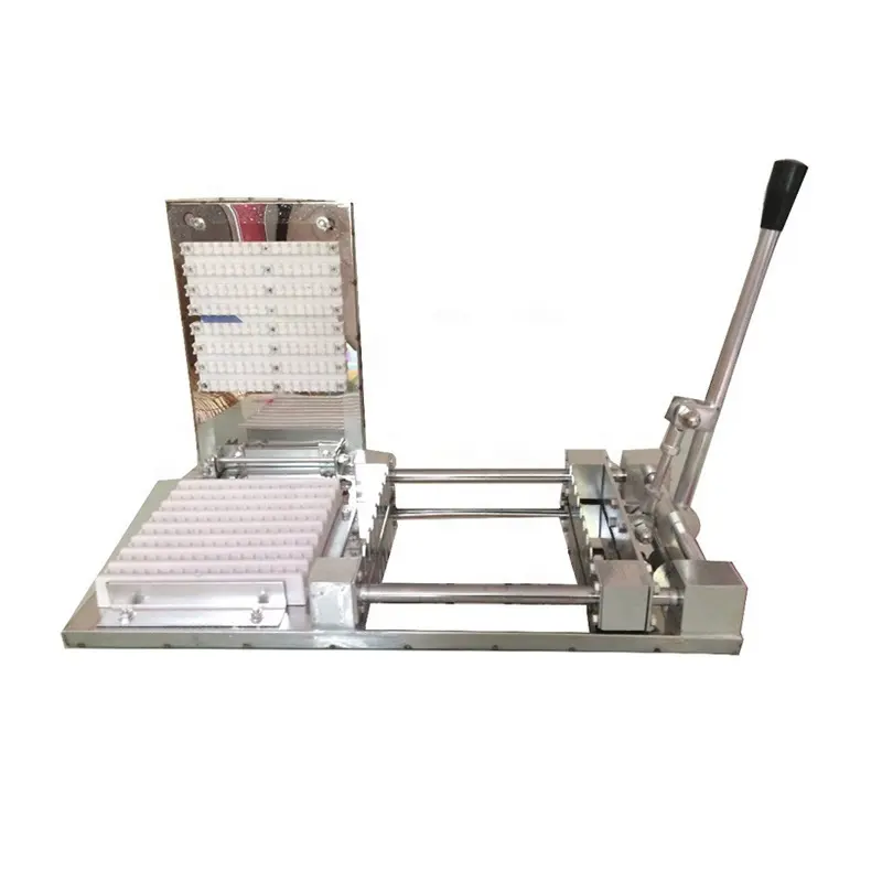 High Efficiency Hot Fast Food Manual Meat Satay Skewer Machine Doner Kebab Machines Lamb String Skewers