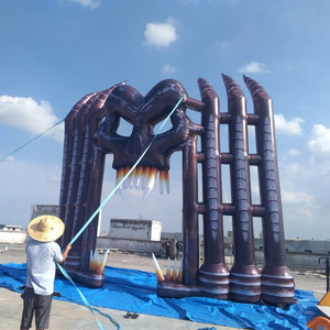 عملاق هالوين نفخ الجمجمة القوس للبيع K4067-1 - Product Image 3