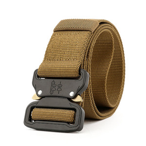 <span class=keywords><strong>toile</strong></span> de style <span class=keywords><strong>militaire</strong></span> <span class=keywords><strong>ceinture</strong></span> à boucle coulissante Édition Coréenne <span class=keywords><strong>ceinture</strong></span> décontractée pour hommes et femmes - Product Image 3