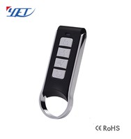 Télécommande universelle pour porte de garage à code d'apprentissage 4 boutons YET071 433 MHz pour la domotique 12V