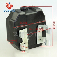 ZJMOTO الترابية دراجة موتوكروس خزان الوقود الإضافية KLX250 D-Tracker KLX450R KDX125SR KDX250SR KFX450R صالح لكاواساكي مخصص