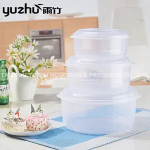 Đặc biệt Thiết Kế Rộng Rãi Sử Dụng Nhựa Trong Suốt Bát Salad Với Nắp