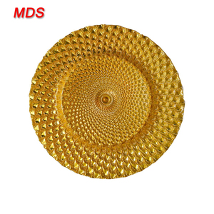 Đám Cưới Tổ Chức Sự Kiện Đảng Bán Buôn Đồ Ăn Con Công Màu Đỏ Mua Kính Vàng Sạc Tấm - Product Image 6