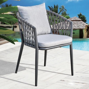 Set da <span class=keywords><strong>Giardino</strong></span> in <span class=keywords><strong>Alluminio</strong></span> con 6 <span class=keywords><strong>Sedie</strong></span> <span class=keywords><strong>e</strong></span> <span class=keywords><strong>Tavolo</strong></span> per Esterni - Product Image 4